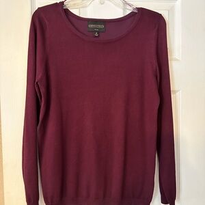 Absolutely Creative Worldwide Burgundy/Wine Crewneck Sweater